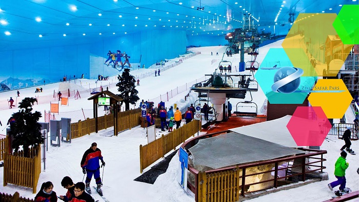 اسکی کردن در پارک اسکی سرپوشیده دبی ، زیما سفر